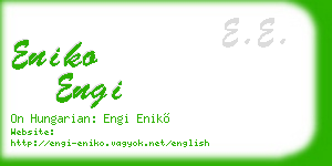 eniko engi business card
